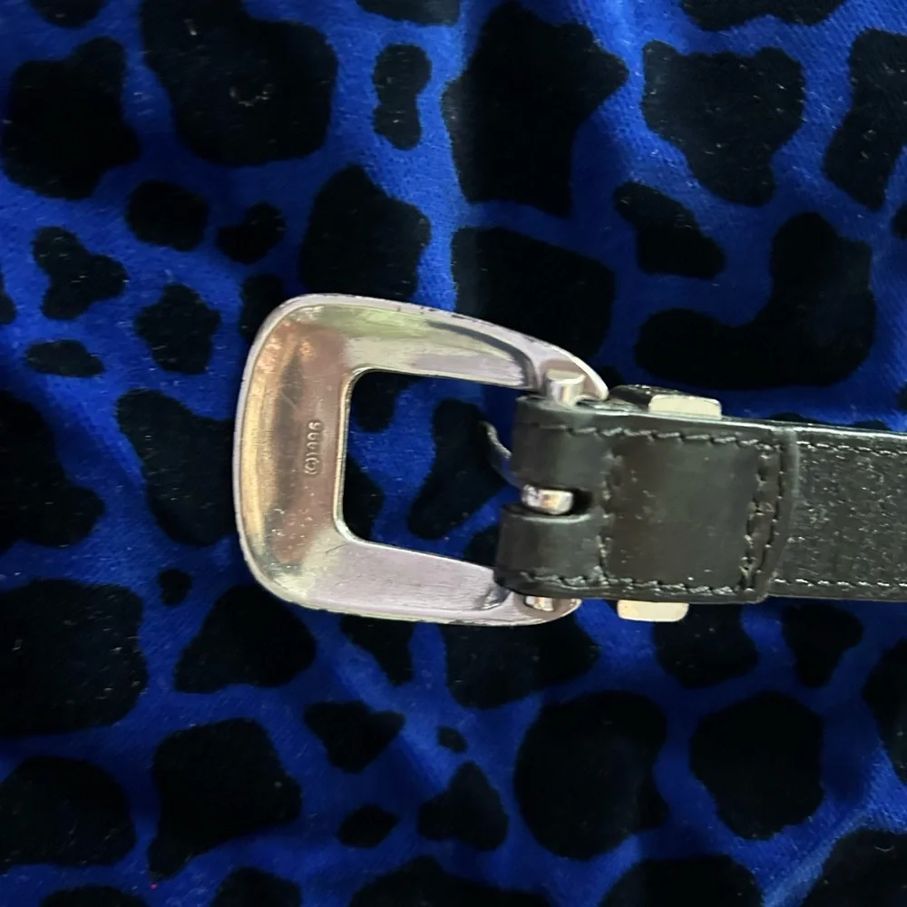 Sentry Black Leather Golf Belt 1996